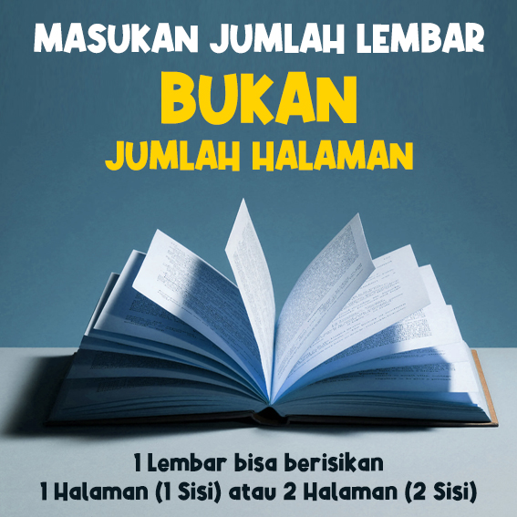 Cetak Buku A5 HVS 70/80gsm